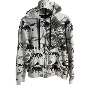 Vintage 2008 Pink Floyd Anthill Rockware Full Zip Hoodie Sweatshirt